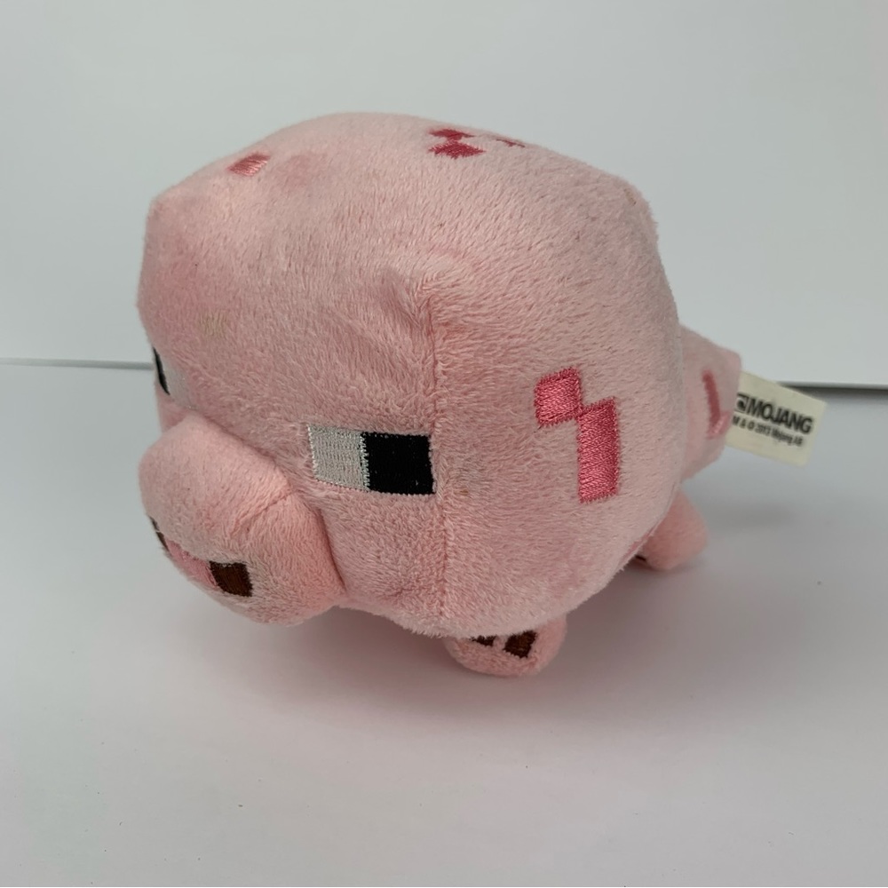 Minecraft Pig‎ Plush Mojang 2013 Soft Toy